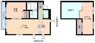 フィオーレ中延【2階】の間取り