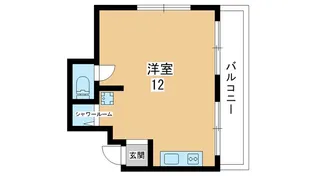 大阪府豊中市岡上の町3【マンション】の間取り