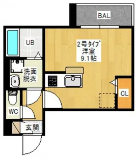 REGALEST #STYLE(レガリスト スタイル)【2階】の間取り