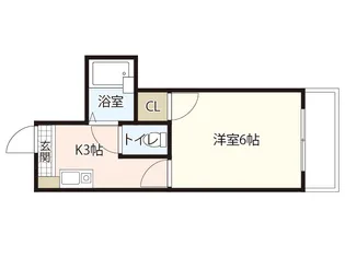 ロイヤルメゾン古江【3階】の間取り