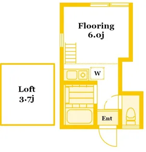 ユナイト阪東橋カークランド【2階】の間取り
