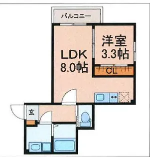 仮称)花見川区検見川町2丁目【3階】の間取り