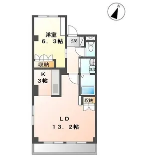 ベル・ガーデン【2階】の間取り