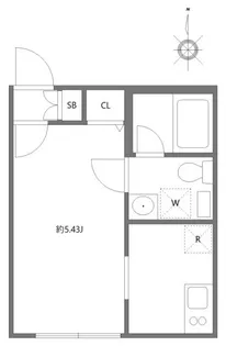 ルーデンス本蓮沼II【3階】の間取り