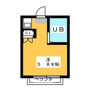 ペアパレス新桜台【1階】の間取り