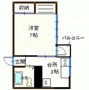 ピュア大町【4階】の間取り