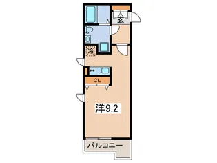 JOY CUBE三ツ沢【3階】の間取り