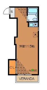 ハイム小竹【2階】の間取り