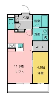 THE 1【2階】の間取り