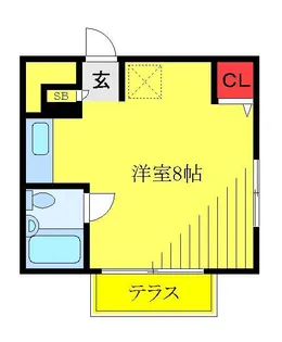 サン佳苑【1階】の間取り