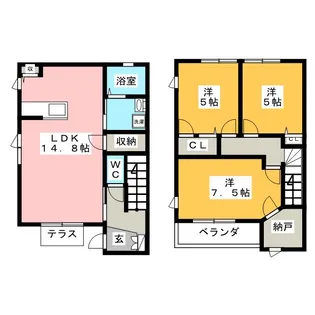リリィハイム C棟【2階】の間取り