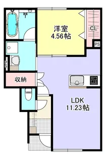 グランツリー貝沢II【1階】の間取り
