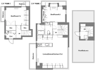 ブルーフラット【2階】の間取り
