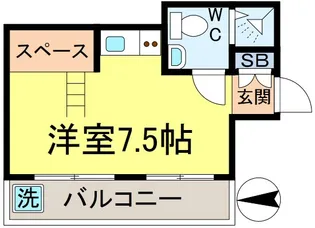 中屋ビル【5階】の間取り