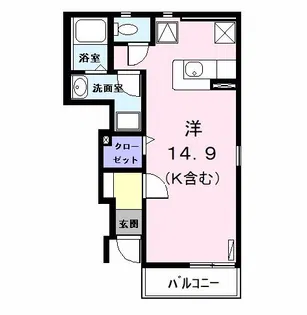 Dia Crane【1階】の間取り