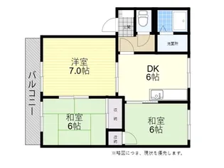 フレグランス光吉【1階】の間取り