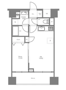 リーガルタワー神保町【6階】の間取り