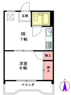 第1加藤ビル【4階】の間取り