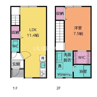 JESUS SQUARE 常盤台 C棟の間取り
