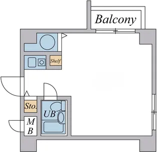 六本木アーバンレックス【2階】の間取り
