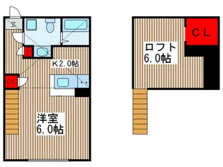 プリマルージュ草加【1階】の間取り