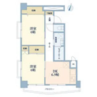 カーサ大岡山【2階】の間取り