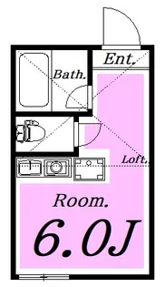 ユナイト小田ケニーロバーツ【2階】の間取り