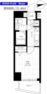 ステージファースト高輪II【5階】の間取り