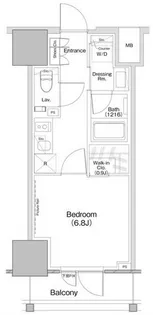 ザ・パークハビオ板橋区役所前【12階】の間取り
