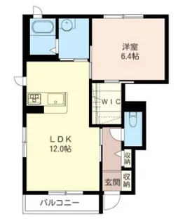 リアンII【1階】の間取り