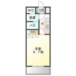 サニーインプレスII【1階】の間取り