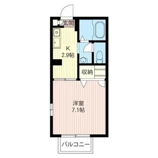 アーバン セブン【1階】の間取り