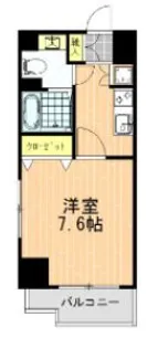 グローブ立花【4階】の間取り