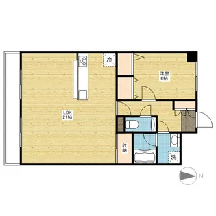 はるなガーデン【8階】の間取り