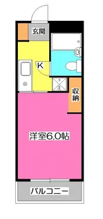 ホワイトスクエア【4階】の間取り