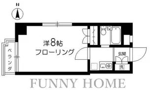 サンクレール的場【4階】の間取り
