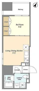 Nifit日本橋横山町【5階】の間取り