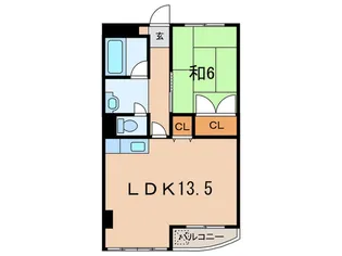 高橋マンション【1階】の間取り