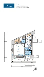 リヴシティ横濱ヒルサイドテラス【5階】の間取り