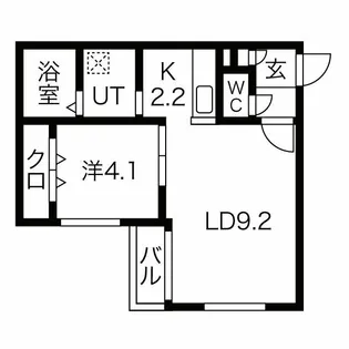 SOAVITA手稲本町(ソアヴィータ手稲本町)【1階】の間取り