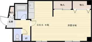 マニーズフラッツ【1階】の間取り