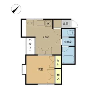 クレセントアキツII【2階】の間取り
