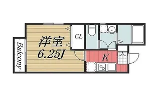 アヴェニール西千葉【2階】の間取り