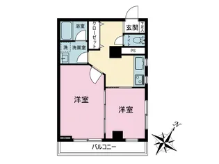 CABIN TNH【2階】の間取り
