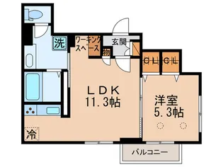 オリ-ヴォ【3階】の間取り