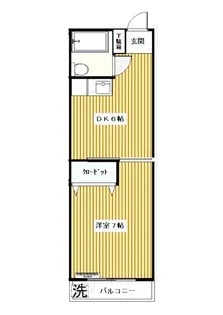藤ハイム【2階】の間取り