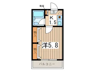 ビュ-テラス【2階】の間取り