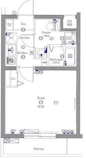 クレイシア西早稲田【3階】の間取り