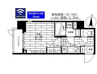 ステージファースト菊川アジールコート【1階】の間取り