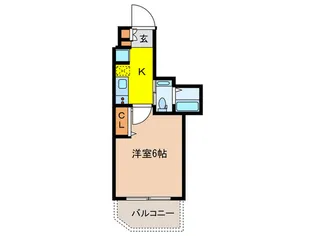 エステムコート名古屋千種グレイス【14階】の間取り